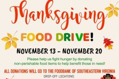 Youth Club Food Drive 2021